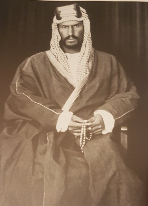 King Abdalaziz in Kwait 1328 / 1910 .