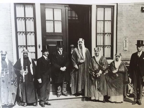 1935-  HRH Prince Saud at The University Library in Leiden
