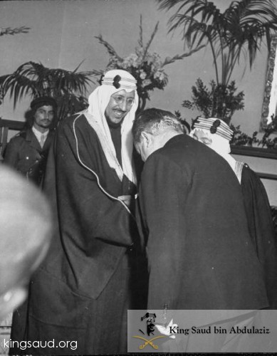 Crown Prince Saud during his visit to USA