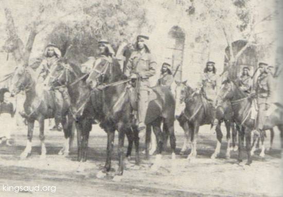 Cavalry troops of the National Gard