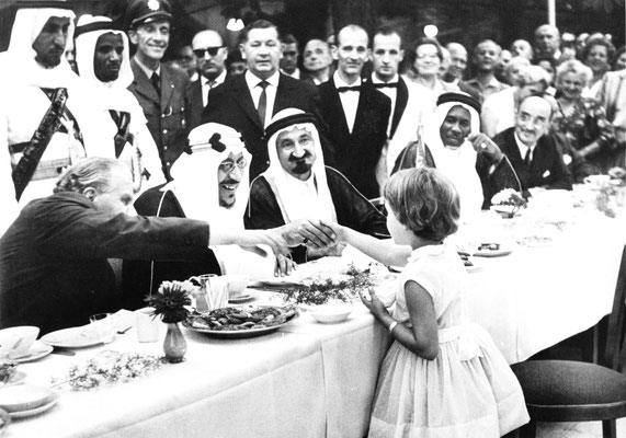 King Saud, Yousef Yasin, Mohamed Suroor Alsabban - 1959