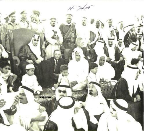 King Saud at Water Festival in Khobar, Prince Mohammed Bin Saud Alkabeer and Yousef Yassin
