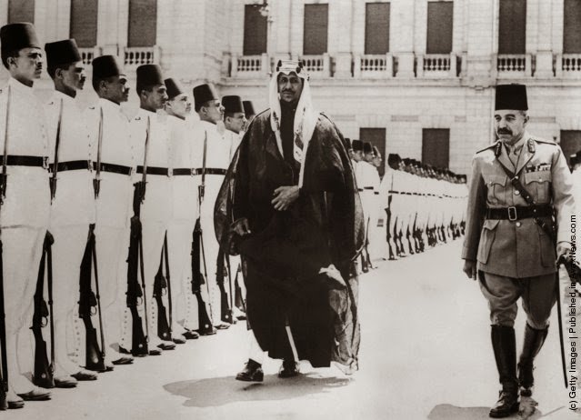 Crown Prince Saud in Cairo 1939