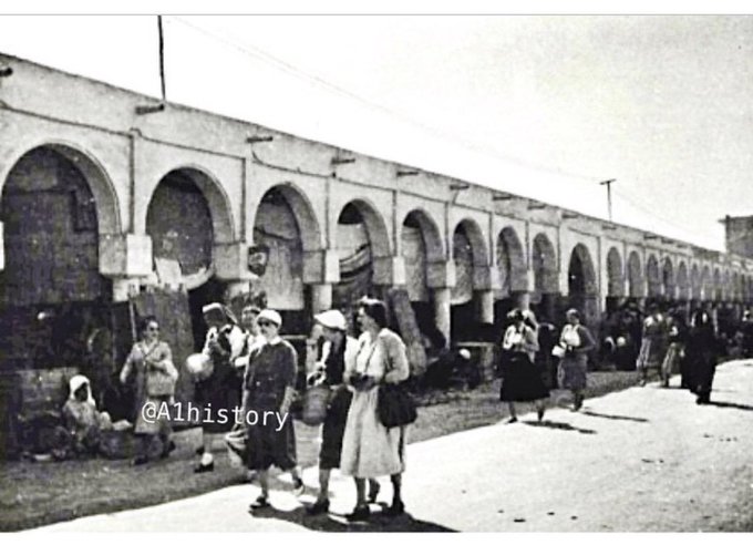 Al-qaisareyah Market during the reign of King Saud - Al Hasa 1957