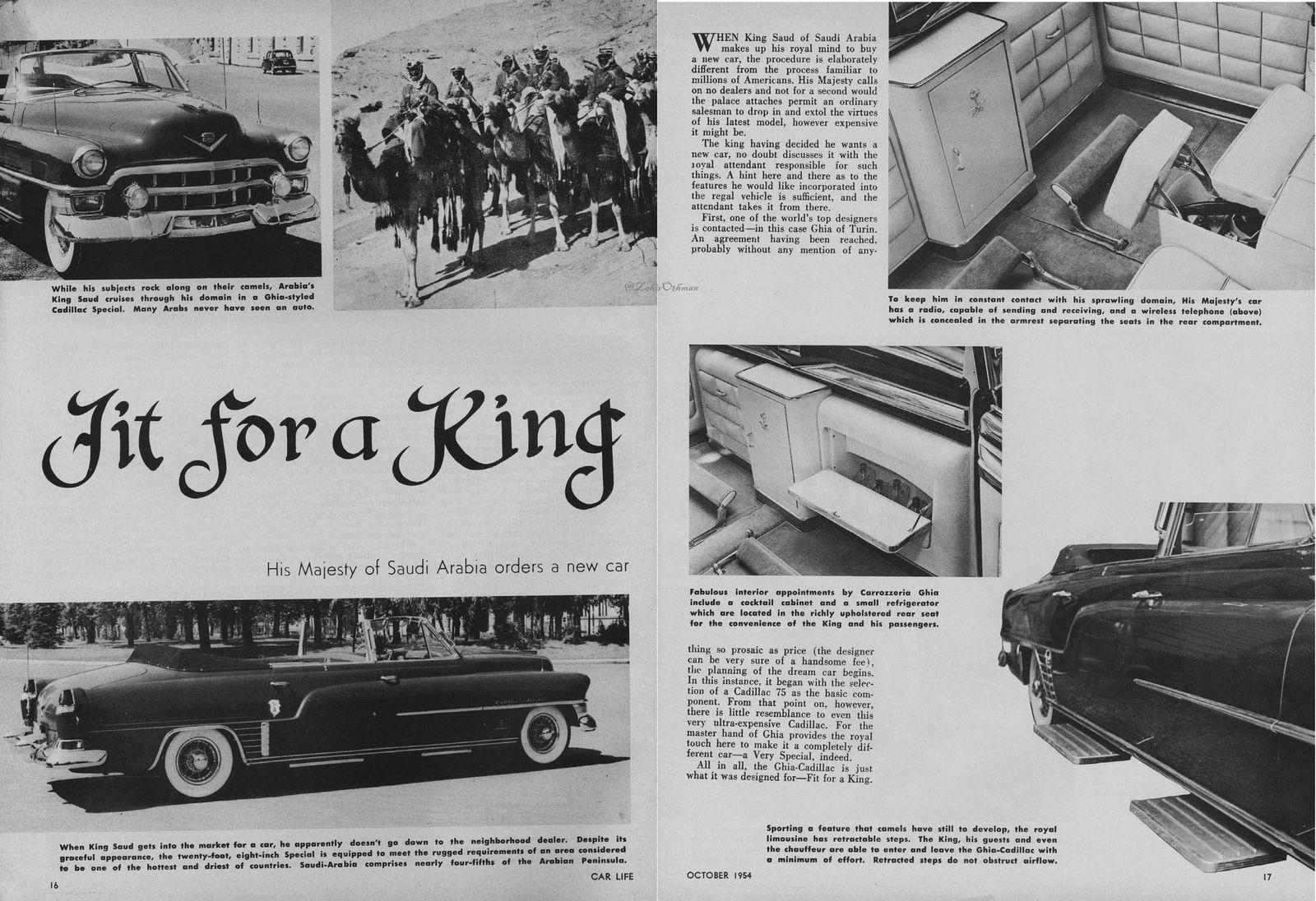 تقرير عن سيارة كاديلاك تمَّ تعديل تصميمهما خصِّيصًا لـ ⁧‫#الملك_سعود‬⁩ (1954م)..jpg