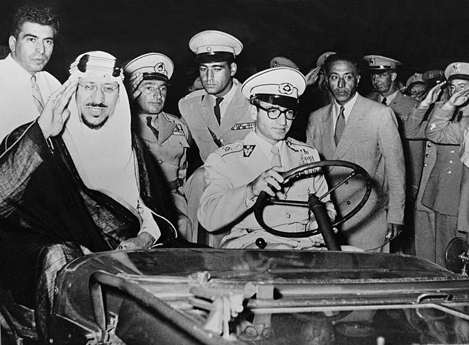 King Saud and The Shah of Iran Mohammed Reza Pahlavi