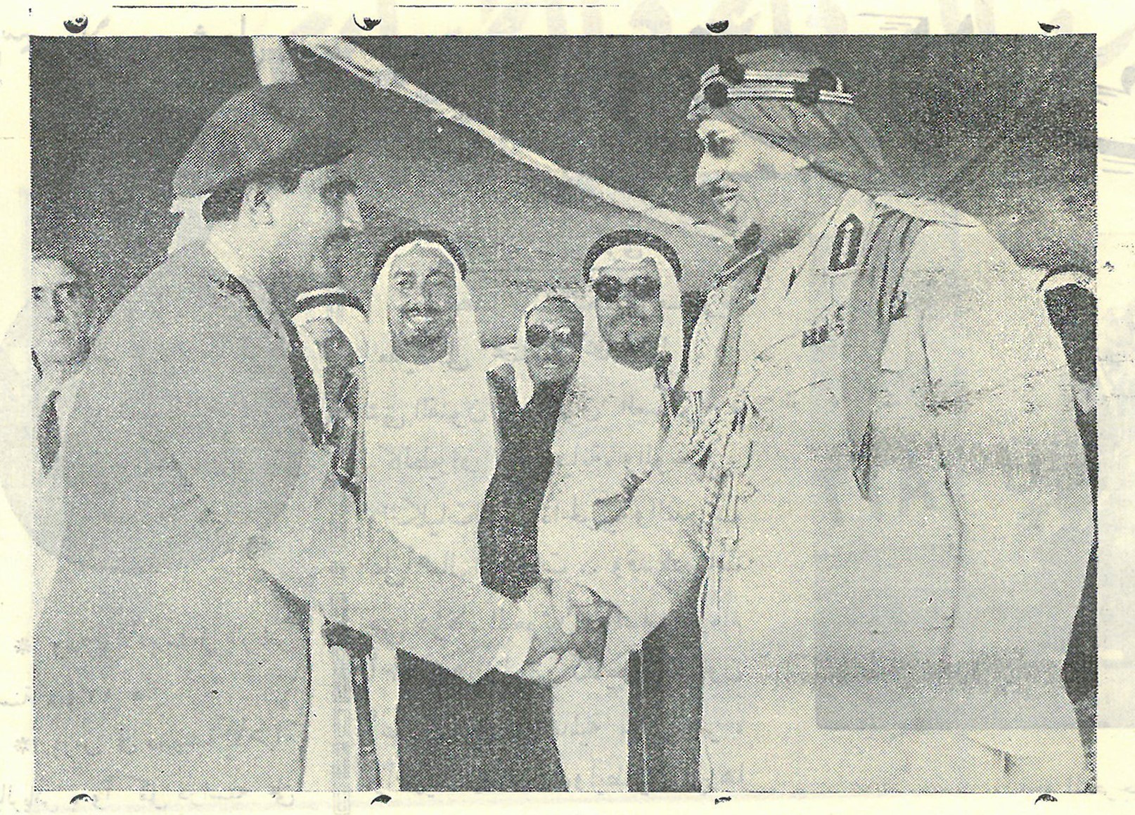The Supreme Commander of the Army with the Minister of Defense and Aviation -1954