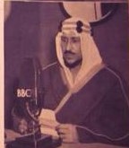 King Saud Speaking to the British Radio Station