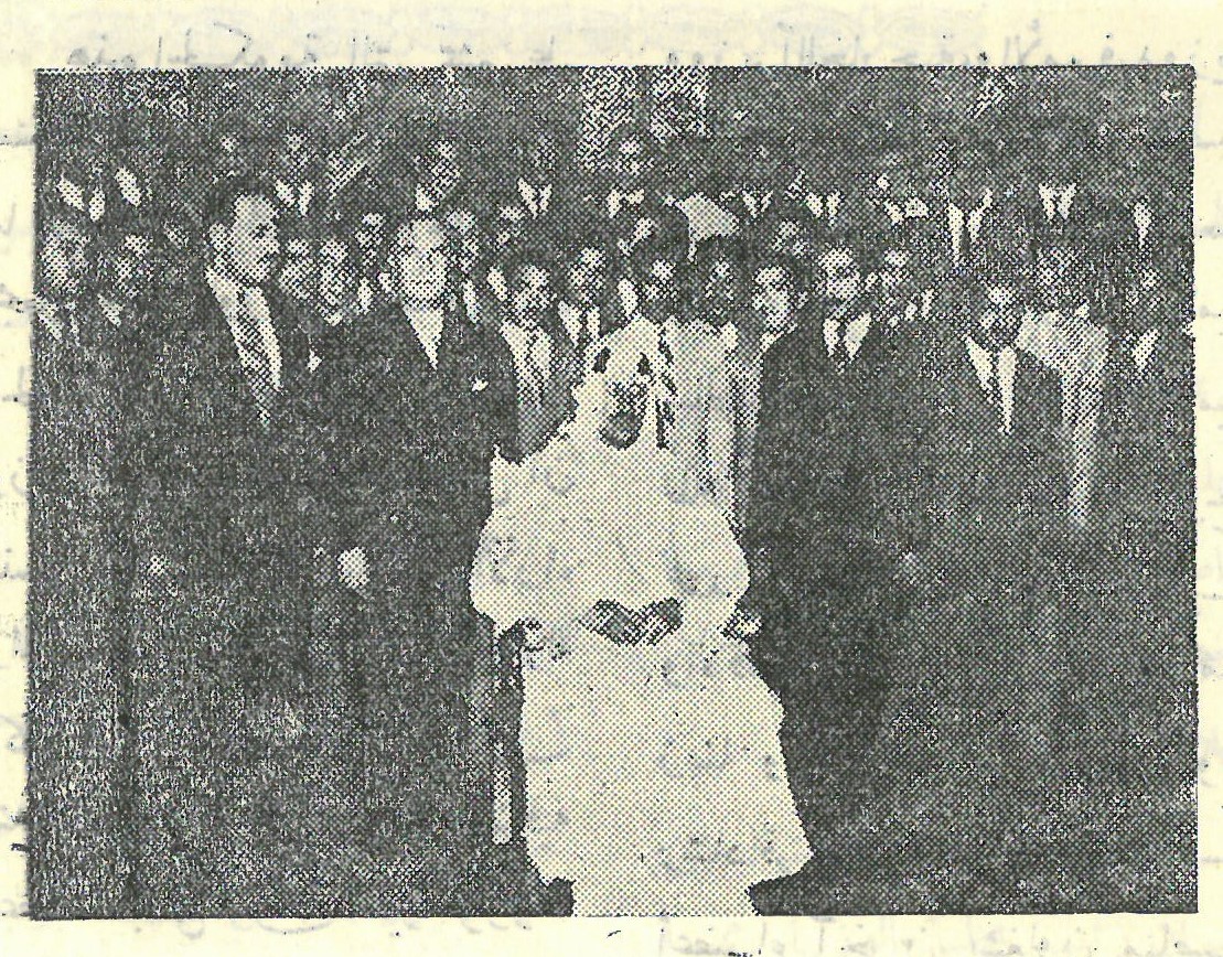King Saud visit to Jordan 1954