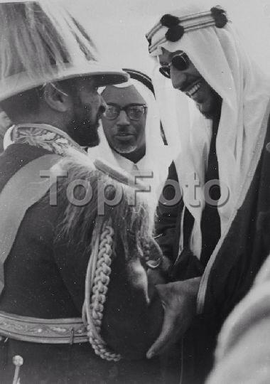 King Saud and Haile Sellasie in Riyadh