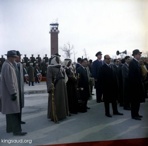   Arrival of King Saud to Washington , Jan 1962