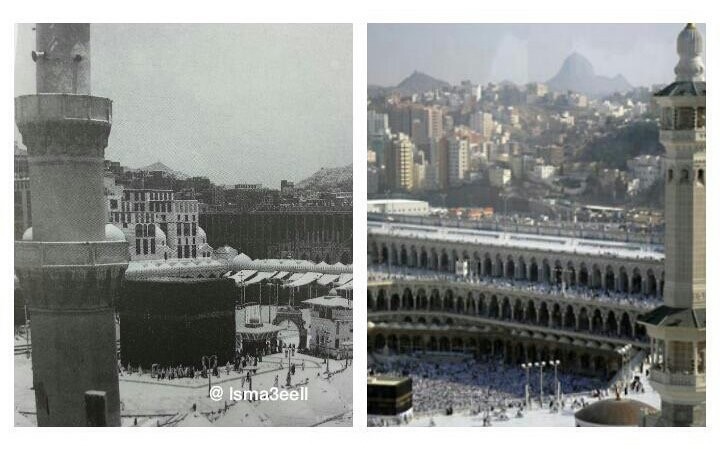 The ecxpansion of The Grand Mosque in Makkah during the reign of King Saud