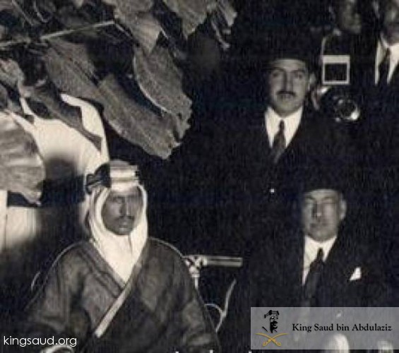 Crown Prince Saud in Egypt 1935
