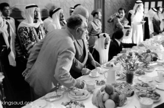 King Saud and Nouri Al-Saeed The Prime minister of Iraq