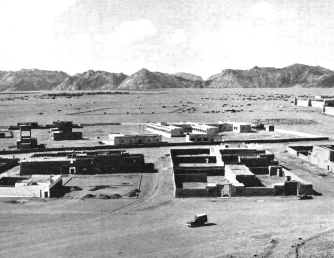 صورة لمستشفى حائل العام سنة 1962.