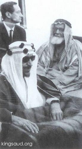 King Saud on a boat trip over the Sein river