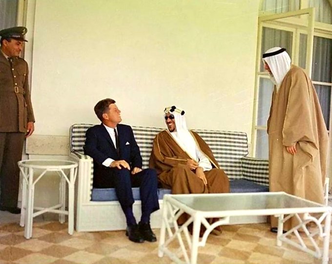 King Saud & President John F. Kennedey 