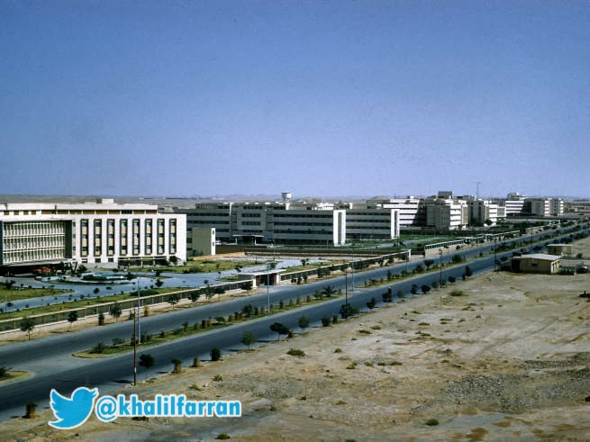 شارع المطار الذي بني فيه الملك سعود الوزارات