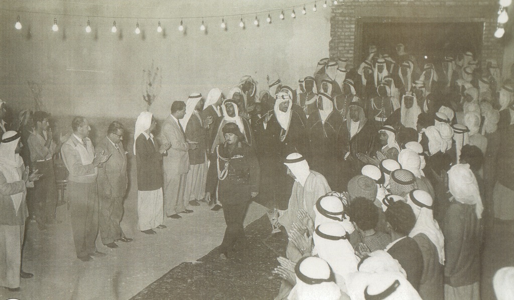 Crown Prince Saud with Sheikh Ahmad Al Jaber Al Sabah the Amir of Kuwait
