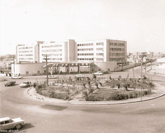 صورة لمستشفى الملك سعود في الشميسي بعد افتتاحه