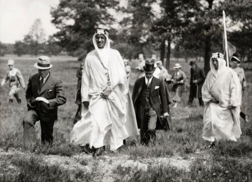 Crown Prince Saud visits Netherlands - 1935