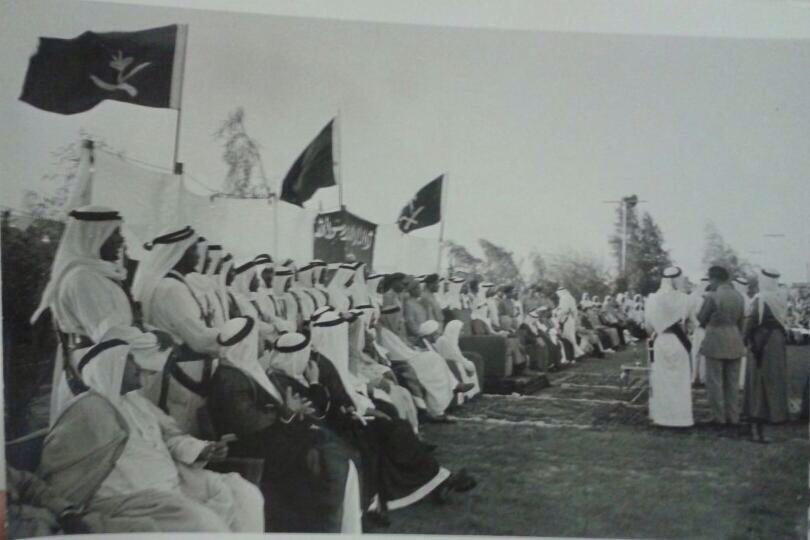 King Saud in ARAMCO. Photo by: V. K. Antony