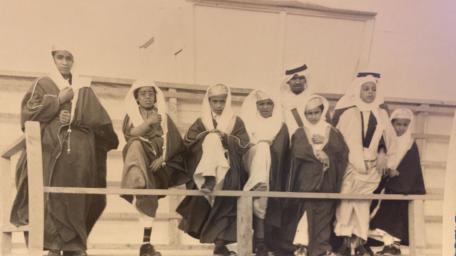 Princes Bandar, Mish‘al, Sultan, Majid, Faisal, and Saad — the sons of King Saud, may God have mercy on him.