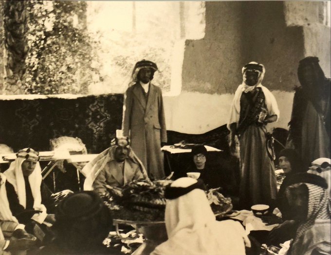 Crown Prince Saud and princess Alice Countess of Athalone The Earl of Athlone