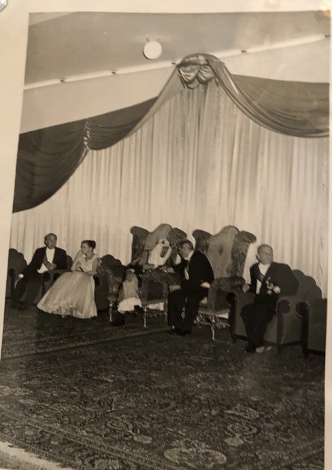 A collection of photographs by Lebanese photographers Antoine Dalati and Nahrā documenting King Saud’s 1957 visit to Beirut, his reception by President Camille Chamoun, and the grand banquet held in His Majesty’s honor, attended by President Chamoun and his wife, Mrs. Zalfa.