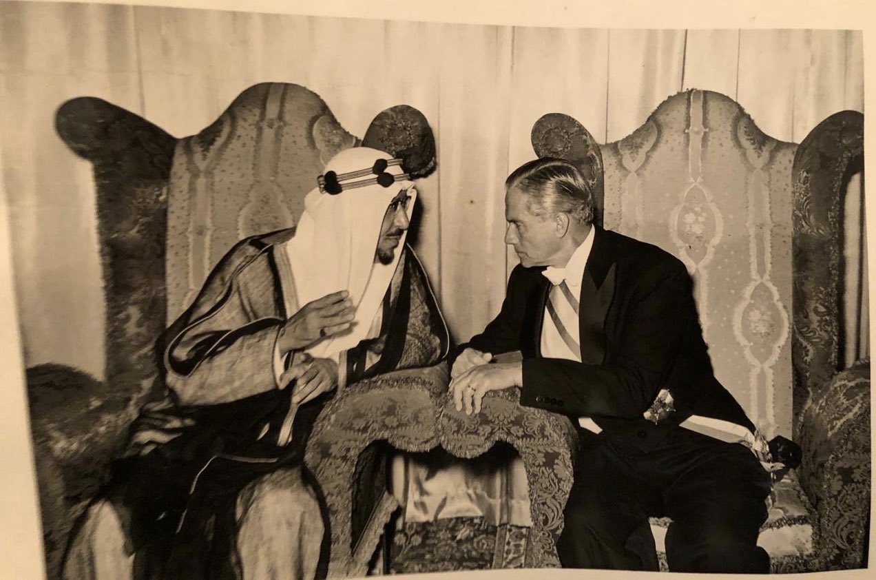 A collection of photographs by Lebanese photographers Antoine Dalati and Nahrā documenting King Saud’s 1957 visit to Beirut, his reception by President Camille Chamoun, and the grand banquet held in His Majesty’s honor, attended by President Chamoun and his wife, Mrs. Zalfa.
