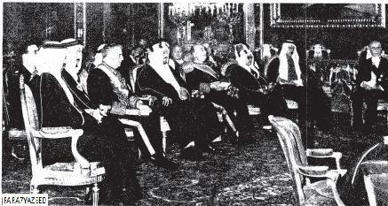 King Saud with General Franco in Spain along with princes Prince Mohammed bin Saud Al Kabeer Prince Mohammed bin Saud 1962