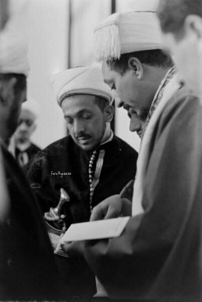 King Saud arriving with Kings Hussein and Faisal II to the Beirut Summit of 1956 — may God have mercy on them all.