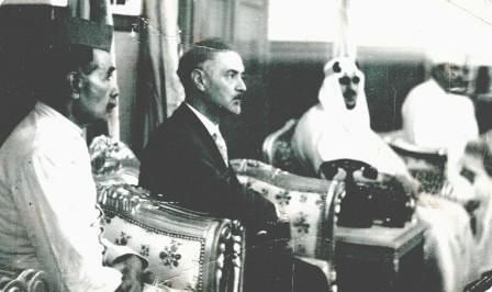 King Saud The Uzbek Leader Qayum Khan and The Tatr Leader Haiet