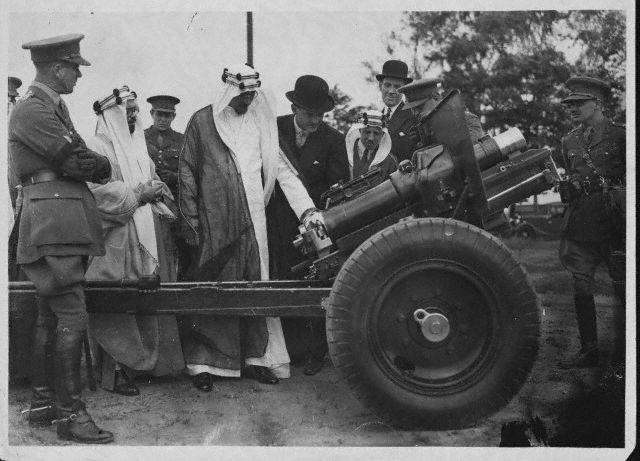 Crown Prince Saud bin Abdulaziz (later King Saud), may God have mercy on him, visited the office of the Netherlands Trading Society in Amsterdam in 1935