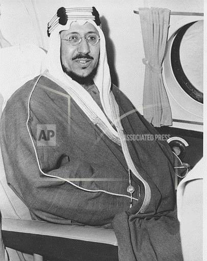 Crown Prince Saud in flight leaving to Kansas from Guardia Airport - 22101947