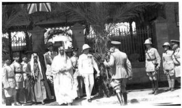 Crown Prince Saud arrived to Jerusalem by the train from Jaffa - 1935