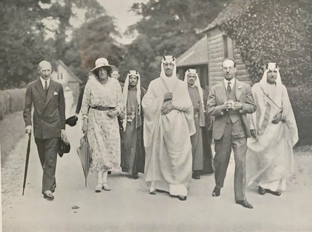 Crown Prince Saud during his visit to Britain to attend the Coronation of King George the sixth in 1937 he was invited by Lady Judith WentWorth to visit Crabbet Arabian Stud which was started by her late mother Lady Ann Blunt to breed Arabian horses